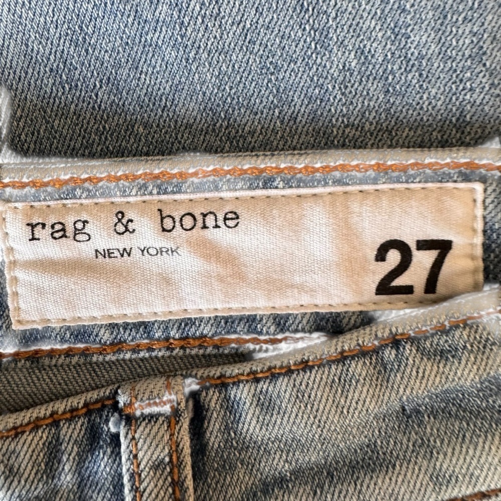 Rag & Bone - Casey Distressed High Rise Kick Flare Jeans Sz 27 - Picture 7 of 11